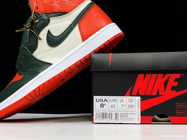 Rep x AV3905-138 High Jordan Air Fir-Team Retro 1 Orange SoleFly Sail OG 0725
